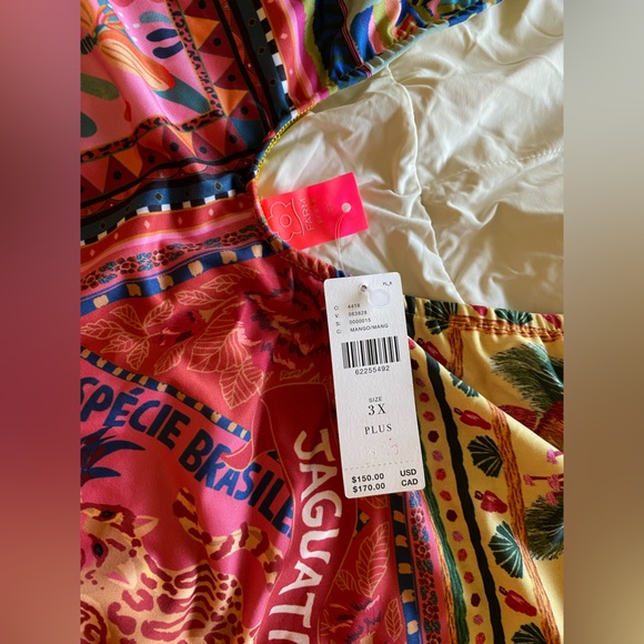 Farm Rio Lita One-Piece Swimsuit 3X NEW - Picture 15 of 15